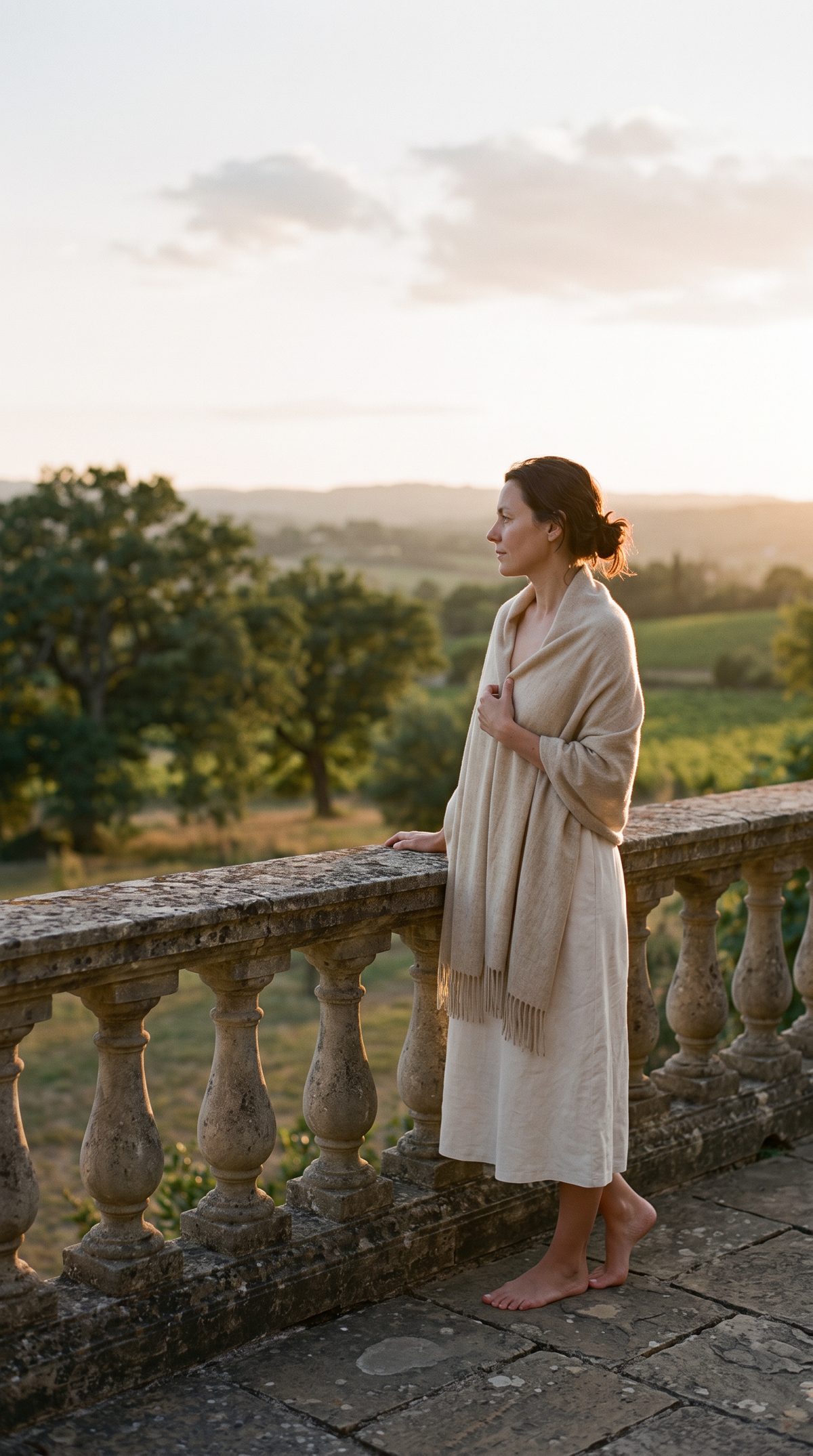 Kora Cashmere-Silk Shawl