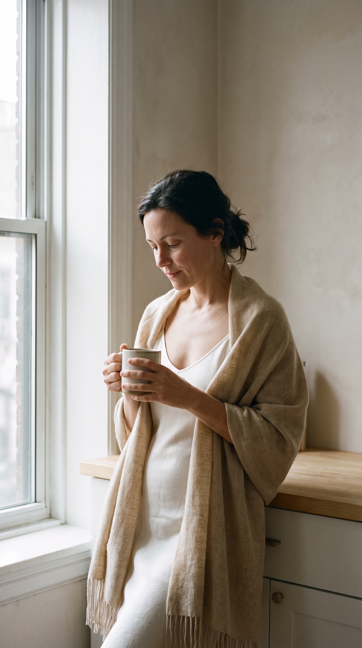 Kora Cashmere-Silk Shawl